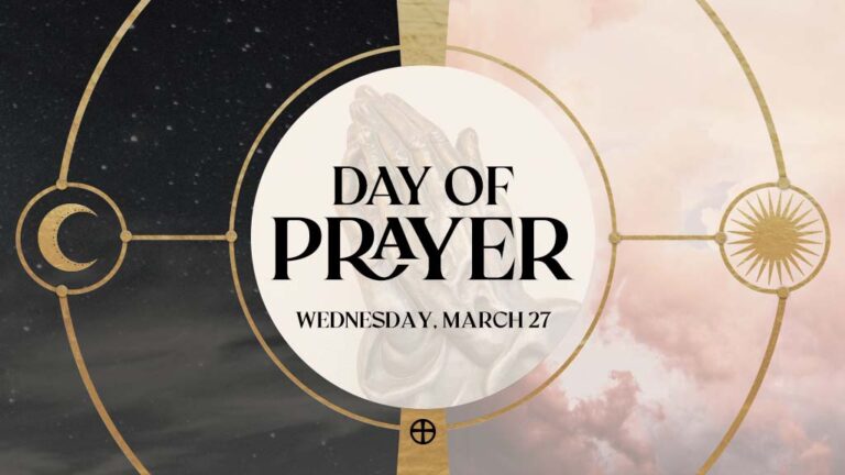 Day of Prayer Wednesday, March 27